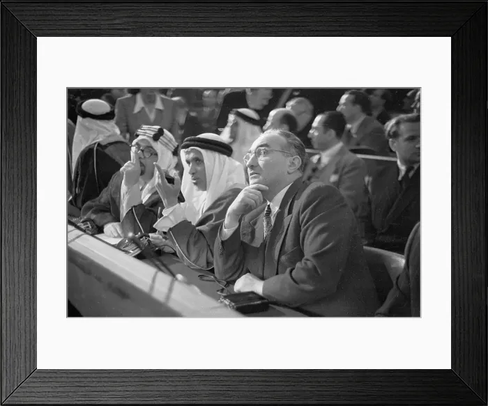 Framed Print : Arabian Delegates