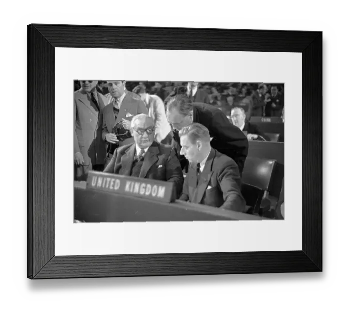 Framed Print : Bevin At Conference Framed Print : Bevin At Conference