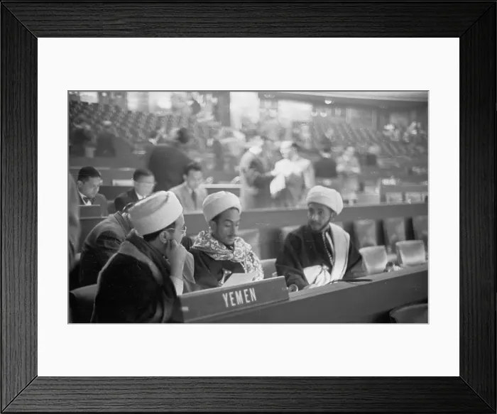 Framed Print : Yemen Delegates Framed Print : Yemen Delegates