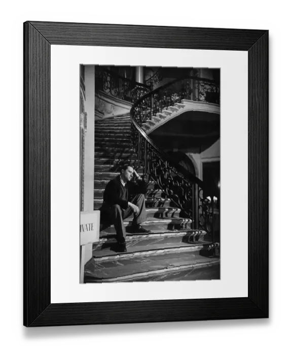 Framed Print : Carol On Stairs Framed Print : Carol On Stairs
