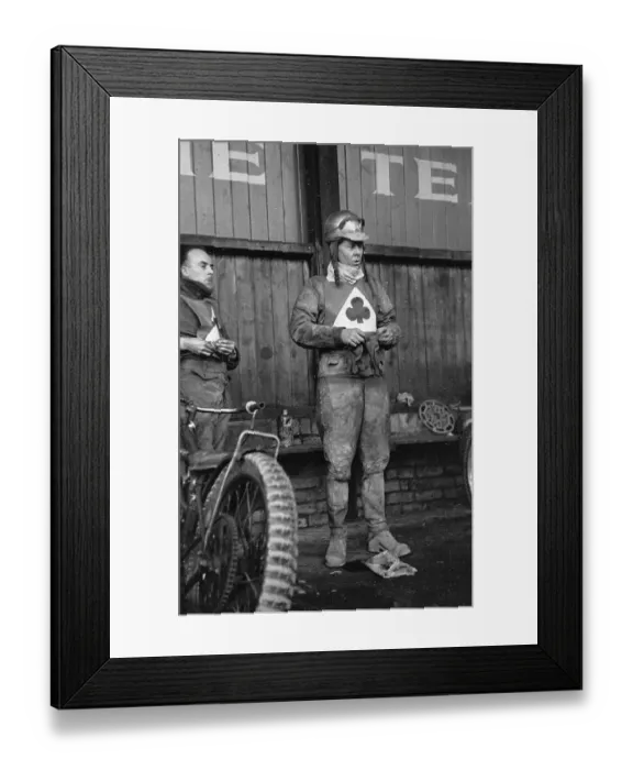 Framed Print : Speedway Rider Framed Print : Speedway Rider
