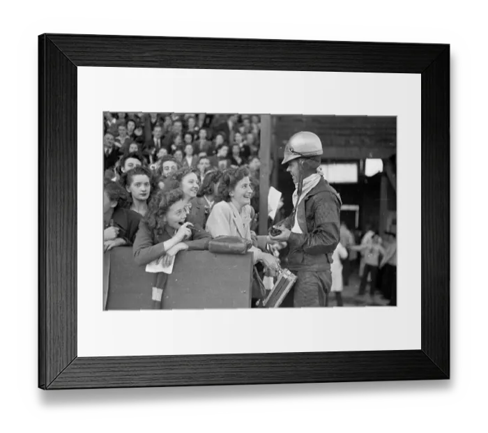 Framed Print : Speedway Fans Framed Print : Speedway Fans