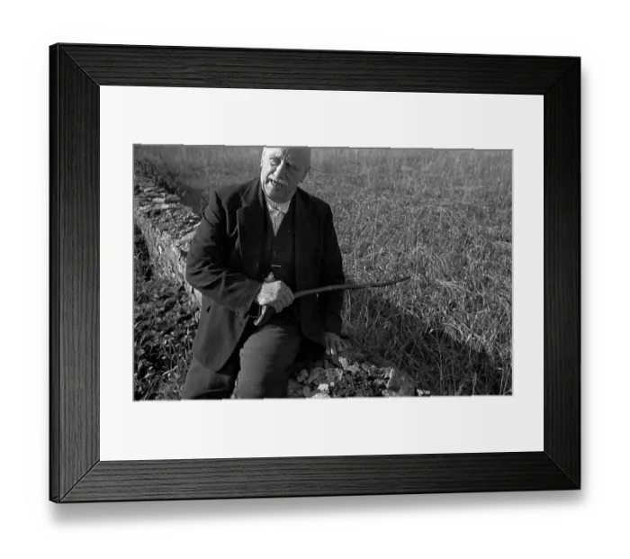 Framed Print : Farmer James Framed Print : Farmer James