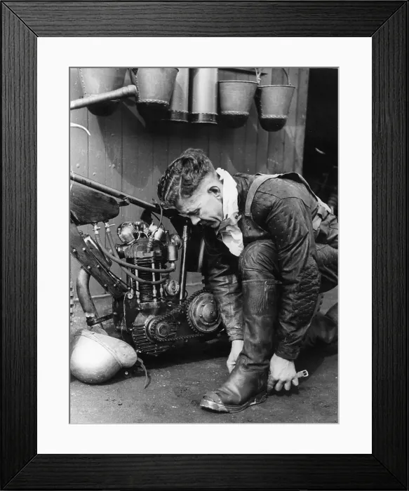 Framed Print : Speedway Rider Framed Print : Speedway Rider