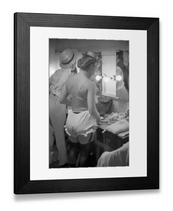 Framed Print : Undressing Backstage Framed Print : Undressing Backstage