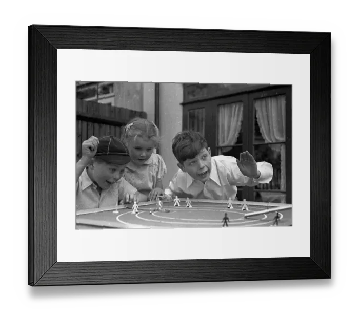 Framed Print : Table Top Cricket Framed Print : Table Top Cricket