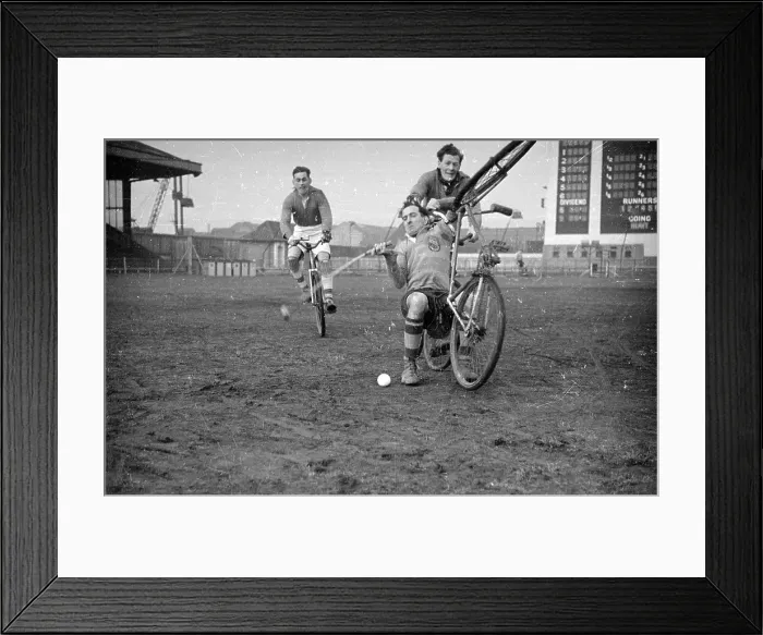 Framed Print : Cycle Polo Action Framed Print : Cycle Polo Action