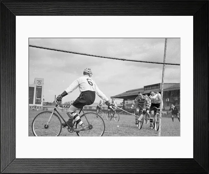 Framed Print : Cycle Polo Match Framed Print : Cycle Polo Match