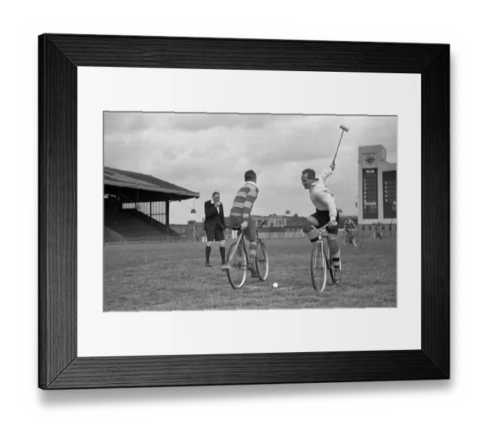 Framed Print : Bicycle Polo Framed Print : Bicycle Polo