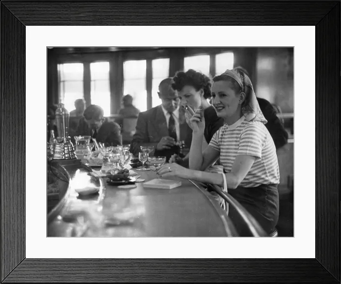 Framed Print : At The Bar Framed Print : At The Bar