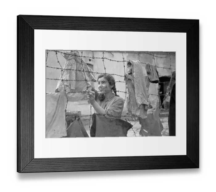 Framed Print : Wartime Washing Framed Print : Wartime Washing
