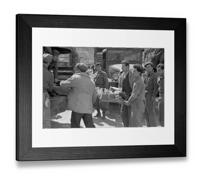 Framed Print : Stretcher Bearers Framed Print : Stretcher Bearers