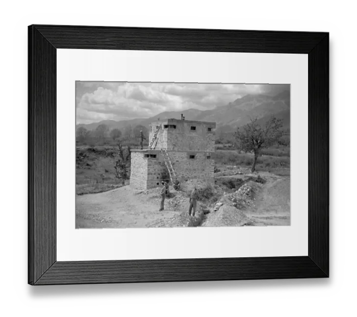 Framed Print : Greek Blockhouse