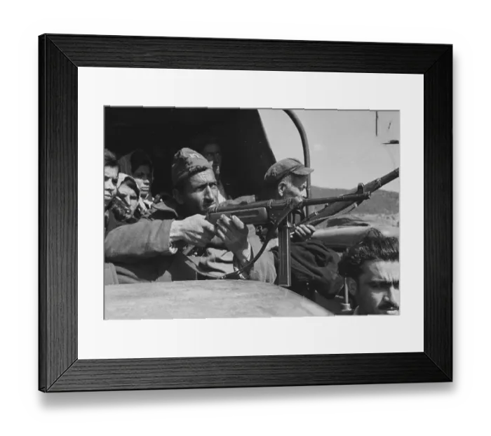 Framed Print : Civil War In Greece Framed Print : Civil War In Greece