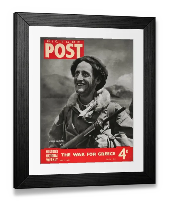 Framed Print : Greek Commando Framed Print : Greek Commando