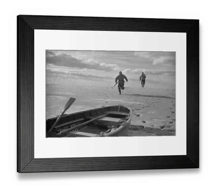 Framed Print : Running For The Boat Framed Print : Running For The Boat