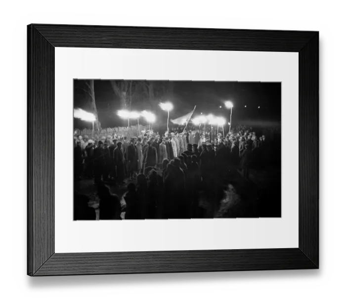 Framed Print : Torchlit Procession Framed Print : Torchlit Procession