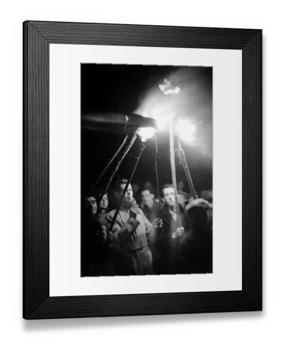 Framed Print : Torchlit Procession Framed Print : Torchlit Procession