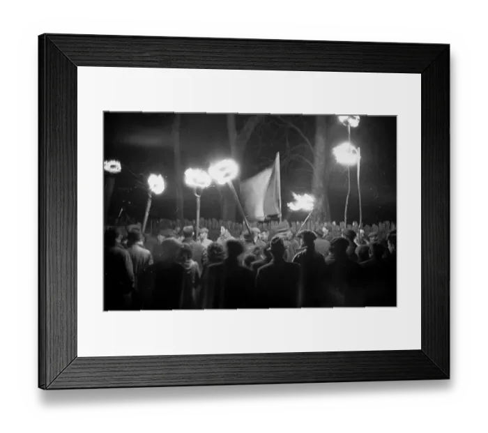 Framed Print : Torchlit Parade Framed Print : Torchlit Parade