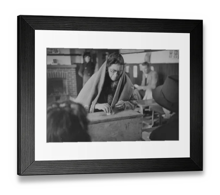 Framed Print : Irish Voting Framed Print : Irish Voting
