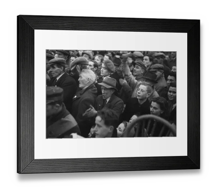 Framed Print : Irish Crowd Framed Print : Irish Crowd