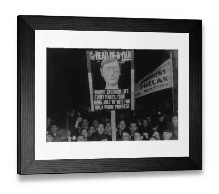 Framed Print : Election Banner Framed Print : Election Banner