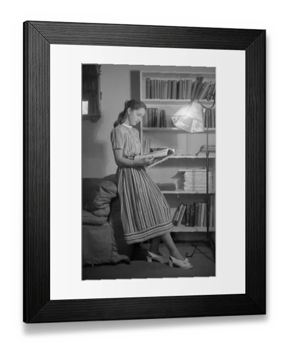 Framed Print : Reading Model Framed Print : Reading Model