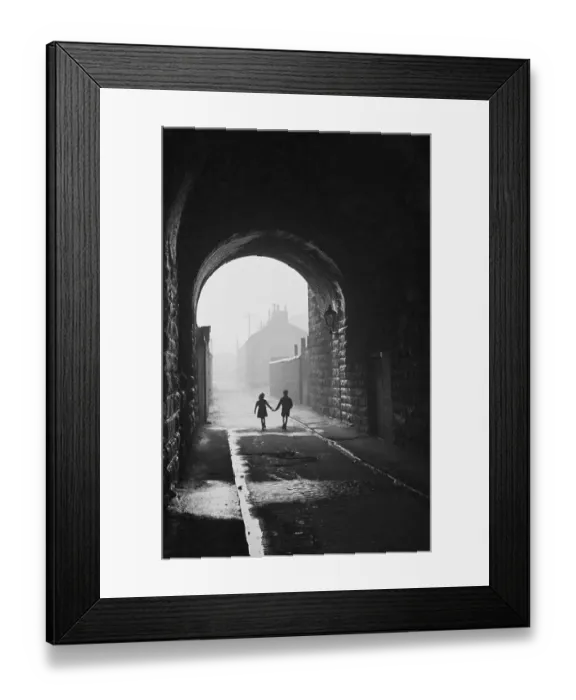 Framed Print : Gorbals Children Framed Print : Gorbals Children