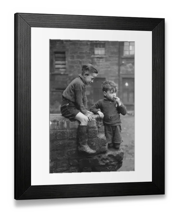Framed Print : Gorbals Boys Framed Print : Gorbals Boys