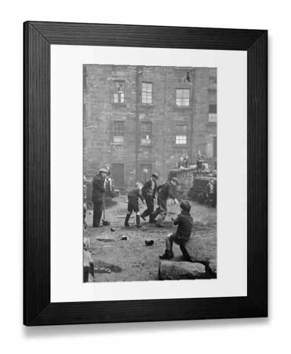 Framed Print : Glaswegian Slum