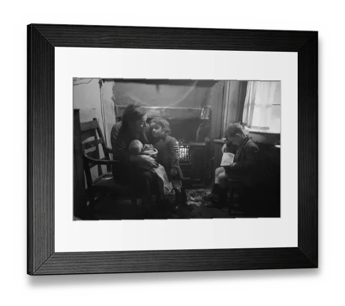 Framed Print : Gorbals Family Framed Print : Gorbals Family