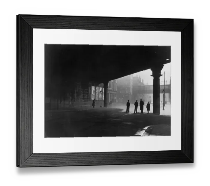 Framed Print : Gorbals Scene Framed Print : Gorbals Scene