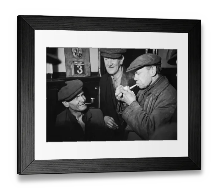 Framed Print : Pipe Smokers Framed Print : Pipe Smokers