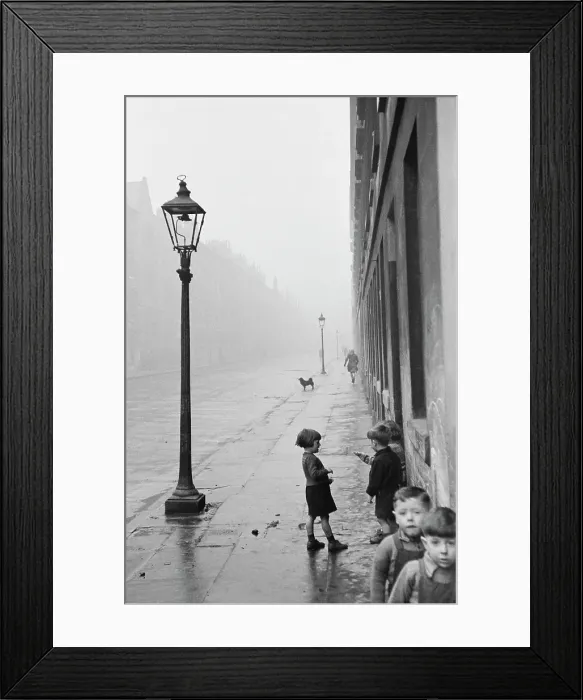 Framed Print : Gorbals Children