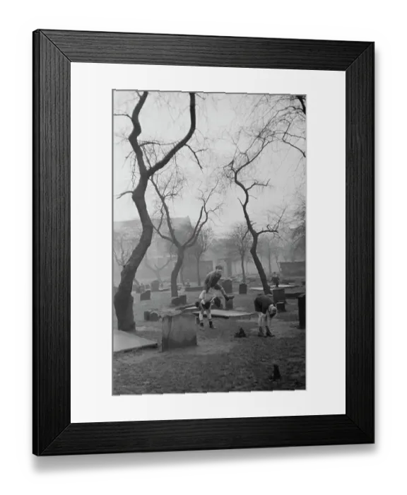 Framed Print : Graveyard Leapfrog Framed Print : Graveyard Leapfrog