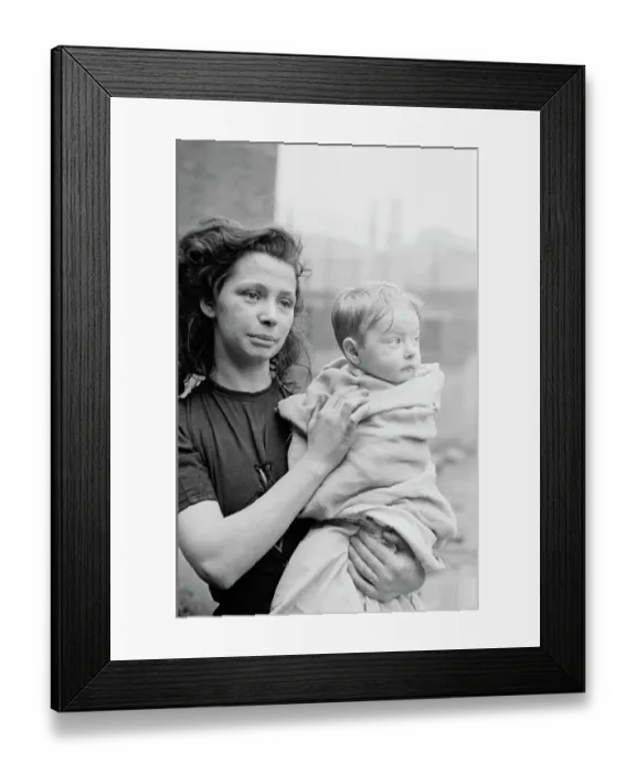 Framed Print : Gorbals Child Framed Print : Gorbals Child