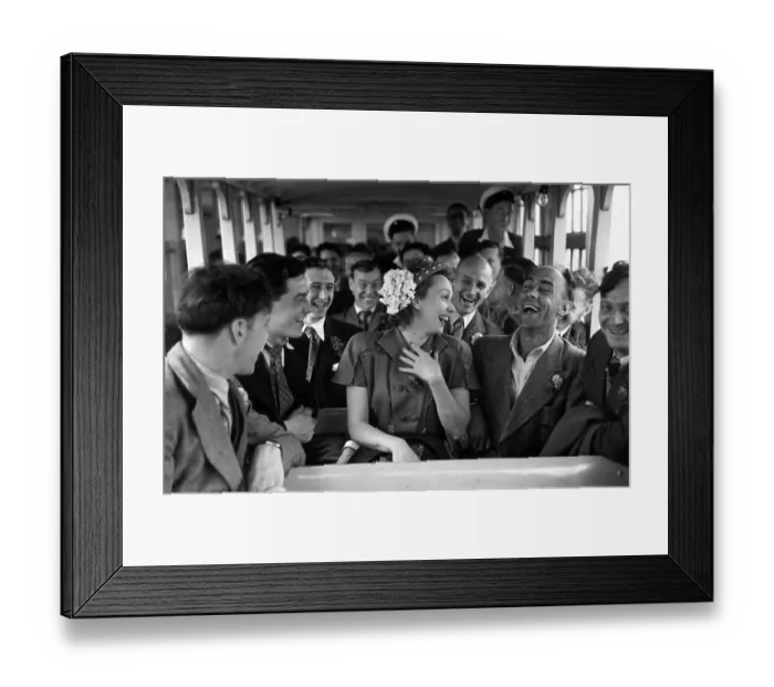 Framed Print : Ferry Passengers Framed Print : Ferry Passengers