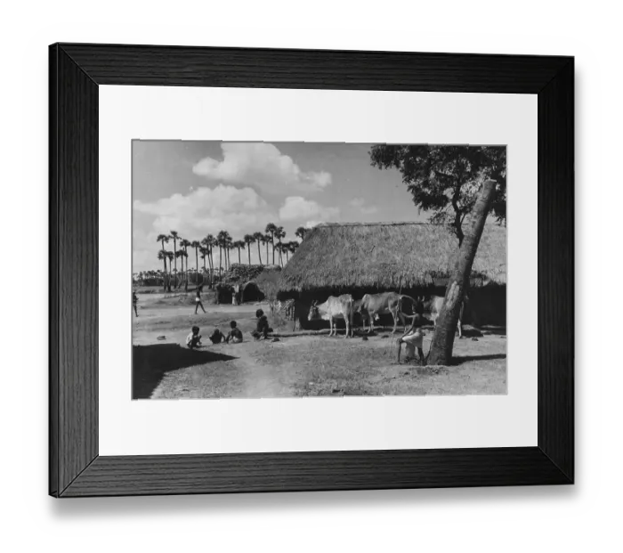 Framed Print : Indian Village Framed Print : Indian Village