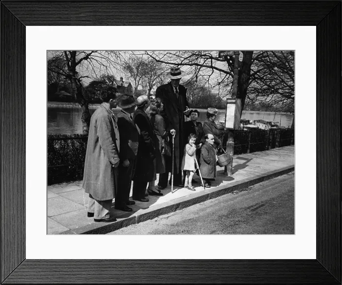 Framed Print : Giant Queue Framed Print : Giant Queue