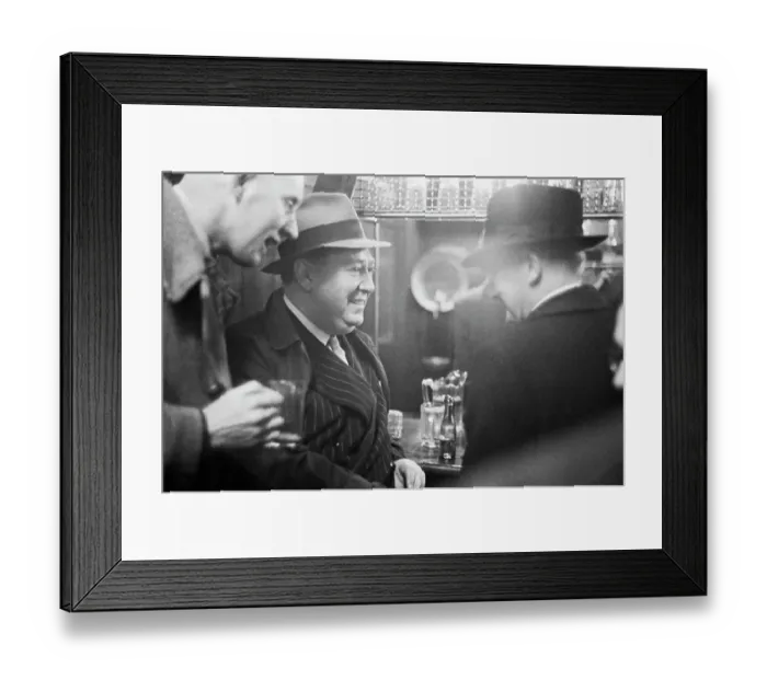 Framed Print : Reporters At The Dive Framed Print : Reporters At The Dive