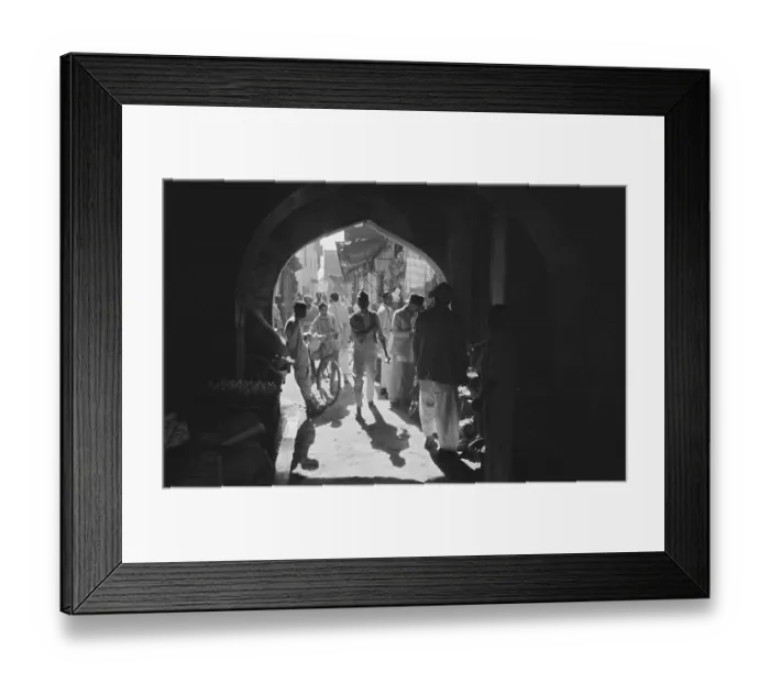 Framed Print : Baroda City Street Framed Print : Baroda City Street