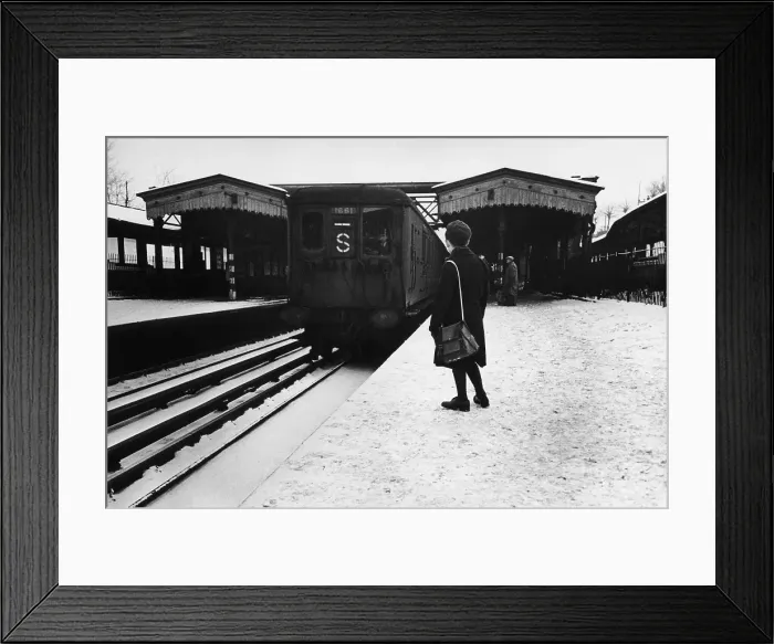 Framed Print : Suburban Train Framed Print : Suburban Train