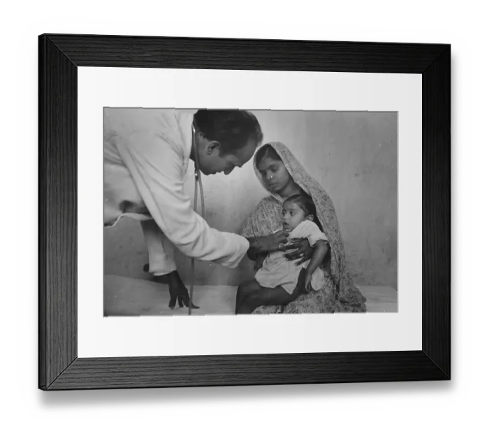 Framed Print : Medical Exam Framed Print : Medical Exam