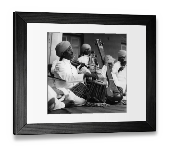 Framed Print : Indian Musicians