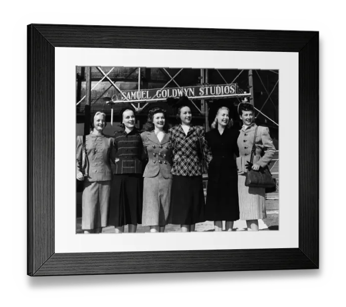 Framed Print : Goldwyn Girls