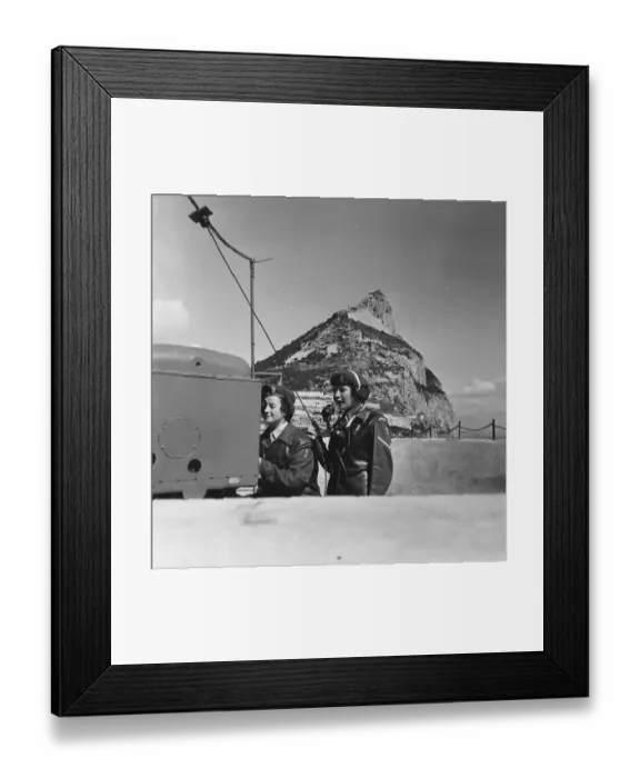 Framed Print : WRAC In Gibraltar Framed Print : WRAC In Gibraltar