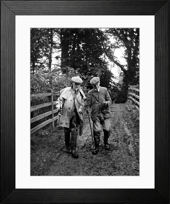 Framed Print : Trout Fishermen