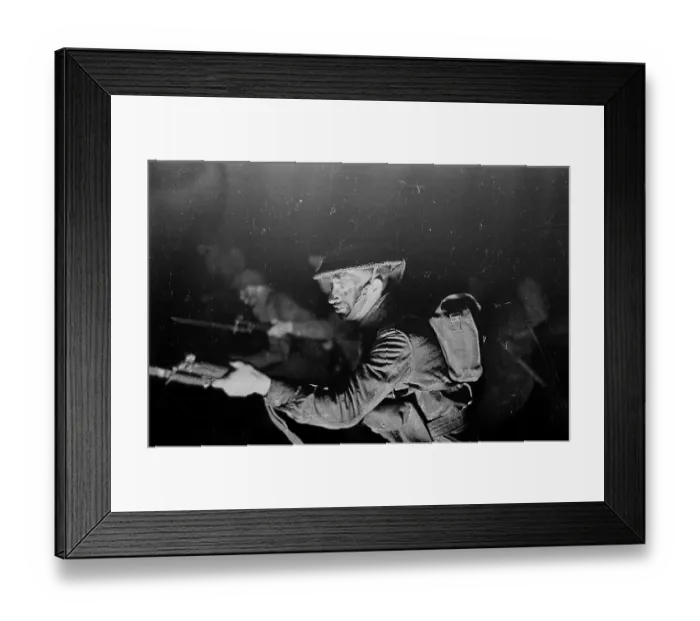 Framed Print : Bayonet Charge