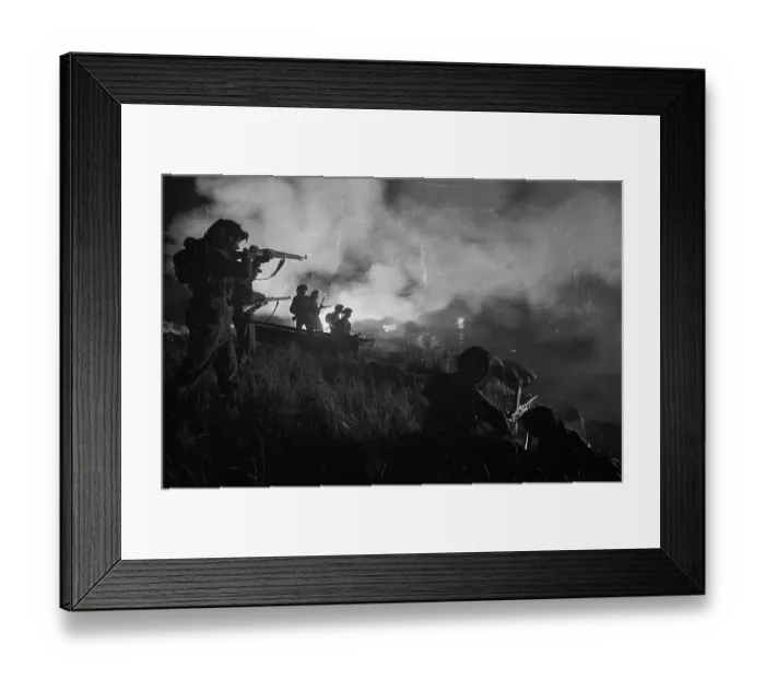 Framed Print : Night Attack Framed Print : Night Attack