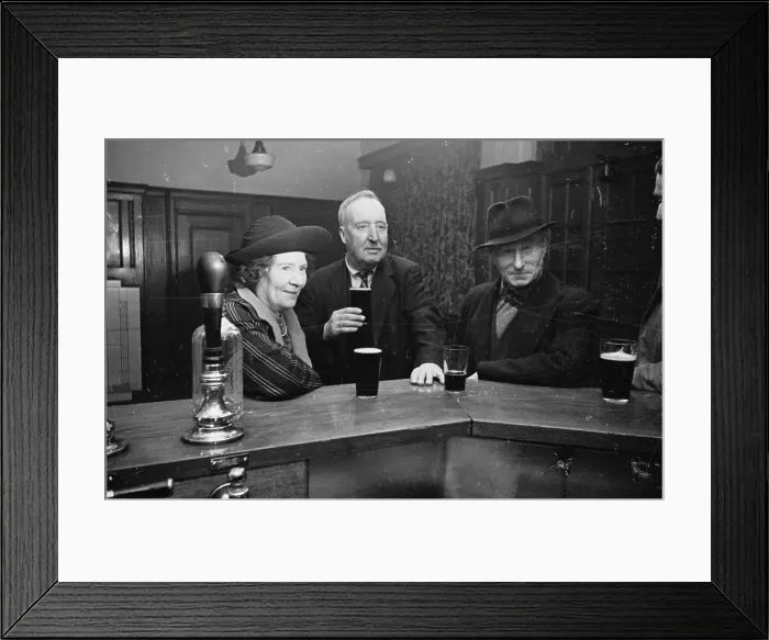 Framed Print : Curious Drinkers Framed Print : Curious Drinkers